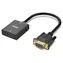 Benfei HDMI-VGA-Adapter mit Audioausgang, schwarz / Adapter / Audioausgang