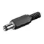 OEM DC -Stecker, koaxial, 5,5 x 1,7 mm / Stecker / Für Kabel / 9 mm