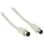 Valueline Koaxialkabel, Stecker/Buchse, weiß / Koaxialkabel / 15 m