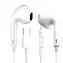 Fiesta In-Ear-Kopfhörer mit Mikrofon, weiß / In-Ear-Kopfhörer mit Mikrofon / USB-C / Kabelgebunden