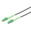 Sconn LC/ APC-LC/ APC armiertes optisches Patchkabel / Simplex / Singlemode OS2 / 10 m