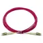 BlueOptics LC/LC / Optisches Patchkabel / Duplex / Multimode OM4 50/125 / Magenta / 5 m