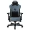 Anda Seat T-Pro 2 blau / Gaming-Stuhl / Größe XL / Leinenstoff / Belastbarkeit 200 kg