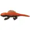 Dschungel-Eidechse „Dschungel“ von Dog Fantasy, orange, 45 cm / Hundespielzeug / Plüschtier