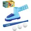 WIKY Baseball-Spielset blau / Sportset / Schläger + 3 Bälle + Ballwerfer / ab 3 Jahren