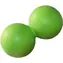 Merco Dual Massageball grün / Massagehilfe / TPE / 12 x 6 cm