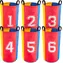 Merco Hüpfbeutel mit Zahlen / 6er-Set / 50 x 70 cm / bunt