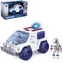 WIKY Raumfahrzeug mit Astronaut 17 cm / Schwungrad / Licht und Ton / Leuchtradar