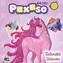 JIRI MODELS Pexeso im Notizbuch Einhörner / 64 Karten / Schachtel zum Ausschneiden / 4 Blätter zum Ausmalen