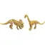 EFKO IGRÁČEK Paläontologe / Figur mit Dinosaurier-Skelett-Ausgrabungen / Triceratops und Brachiosaurus / ab 5 Jahren