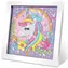 WIKY Diamantmalerei Einhorn / Kreativset / 17,5 cm / ab 6 Jahren