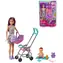 Mattel Barbie Skipper Nanny Spielset mit Kinderwagen / mit Baby und Zubehör / 3-9 Jahre