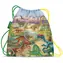 ARGUS Jurassic Adventure Hausschuhe/Rucksack mit Kordelzug / 37 x 44 x 10 cm / Polyester