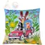 MORAVSKÁ ÚSTŘEDNA Kissen Maulwurf Jeep / 30 x 30 cm / Mikrovelours / ab 3 Jahren