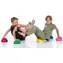 Merco Fußmatte gelb / Balance-Massagematte / 16 cm / Belastbarkeit 120 kg