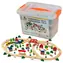 SPARKYS BABU Holzeisenbahn-Set / 100 Teile / ab 3 Jahren