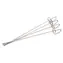 Deos Edelstahl-Grillspieße, 4 Stück / Grillspieß / Edelstahl / Kordel / 25 cm