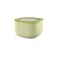 Guzzini Eco Store & More grüner Lebensmittelbehälter / tief / 2,8 l / Biokunststoff / luftdichter Deckel