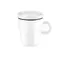 Guzzini Coffee&Go weiß / Espressotasse / Doppelwandig / Kunststoff / 50 ml