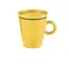 Guzzini Coffee&Go gelb / Espressotasse / 50 ml / Kunststoff
