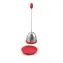 Weis Teekanne rot / Teekanne / Edelstahl / Silikon /  4 cm / Mit Abtropfschale