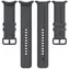 Tactical Silikonarmband für Samsung Galaxy Watch 8/9, Grau / Armband / 20 mm / Schnellverschluss