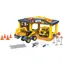 SPARKYS Baugarage mit Bagger und STADT-SERVICE-Wagen / Mit Ton und Licht