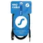 SSQ XLRJS1 schwarz / Audiokabel / XLR (F) - Klinkenstecker 6,3 mm (M) / 1 m