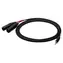 SSQ MIXLR1 schwarz / Audiokabel / 3,5-mm-Klinkenstecker - 2x XLR / 1 m