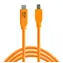 Tether Tools USB-C - Mini-USB-B 5-Pin orange / Kabel / USB 2.0 / 4,6 m