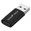 RhinoTech USB-C (F) - USB-A (M) schwarz / Adapter / USB 3.0 / OTG