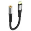 Orico AXC-02 schwarz / Audioadapter / USB-C auf 3,5-mm-Klinkenstecker / 20 cm