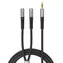 Orico AX2 schwarz / Adapter / 3,5-mm-Klinkenstecker / Kopfhörer und Mikrofon / 0,5 m