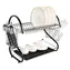Maestro MR-1025 schwarz / Abtropfgestell / freistehend / 38 x 24 x 39 cm / Abtropfschale