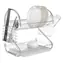 Maestro MR-1025-38 silber / Abtropfgestell / 38 cm / Chrom-Finish / Abtropfschale
