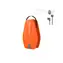 Flextail Tiny Shower orange / Tragbare Dusche mit Pumpe / 20 l / USB-C