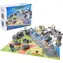 WIKY Militärbasis / Spielset / Karte, Flugzeug, Fahrzeuge und Soldatenfiguren / Kunststoff