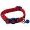 Magisches Katzenhalsband Nylon XS rot 19-31cm