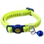 Magisches Katzenhalsband Nylon XS gelb 1x19-31cm