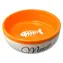 Magic Cat Bowl Meow Keramik weiß-orange 13,4x4cm, 170ml