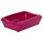Magic Katzentoilette Economy mit Rand rot 50x38x14cm
