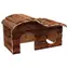 Kleintiere Kaskaden-Holzhaus mit Rinde 31cm