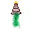 Magisches Katzenspielzeug - Wintermärchen Weihnachtsbaum mit Feder 15cm
