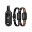Rojeco PD521 1000m Trainingshalsband für Hunde mit 2 Halsbändern (schwarz)