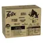 PURINA Felix Fantastic Mix 120 x 85 g / Beutel für Katzen / 4 Geschmacksrichtungen