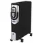 Guzzanti GZ 411BD schwarz / Ölkühler / 11 Lamellen / 2500 W / 3 Heizstufen / 4 Räder / 24-Stunden-Timer / Display