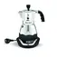 Bialetti Moka Timer Elektrische Kaffeemaschine für 3 Tassen Silber / 150 ml