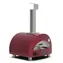Alfa Forni Linea Moderno rot / Pizzaofen / 500°C / 40 x 40 cm / Flüssiggas