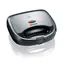 Severin SA 2969 silber-schwarz / Sandwichmaker / 600W / 2 Toasts