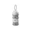 Beaba Set Milchpulver/Snackbecher grau